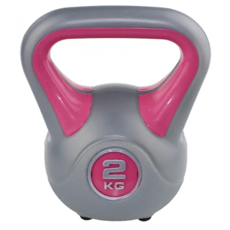 Kettlebell ergonomique pour Fitness et crosstraining de 2 à 12 kg avec code couleur