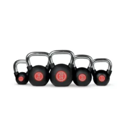 Kettlebells avec revêtement en caoutchouc de 4 kg à 20 kg pour conditionnement physique