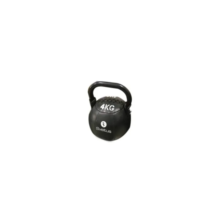Kettlebells de cross-training 4 à 16 kg avec revêtement en similicuir - Ultra design pour l'Hyrox