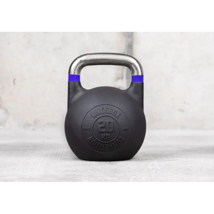 Kettlebells en acier pour entraînement et compétition de 8 à 32 kg - code couleur