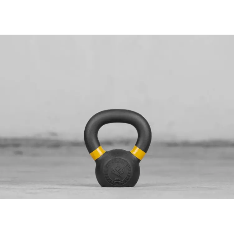 Kettlebells en fonte de haute qualité de 4 à 40 kg design noir pour Entraînements Hyrox