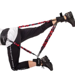 Kit complet de sangles de résistance pour taille et chevilles - exercices du bas de corps