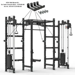 Kit de montage mural ATX pour station complète d'entraînement - Capacité de charge 250 kg