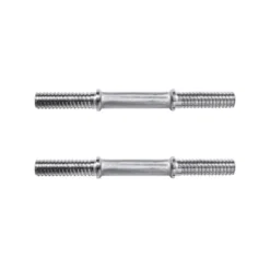 Kit de musculation barre standard et paire d'haltères courts réglables de 3 à 50kg