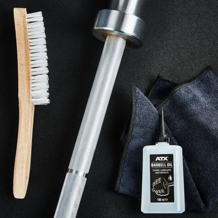 Kit de nettoyage et d'entretien pour matériel de musculation huile brosse et micro-fibre
