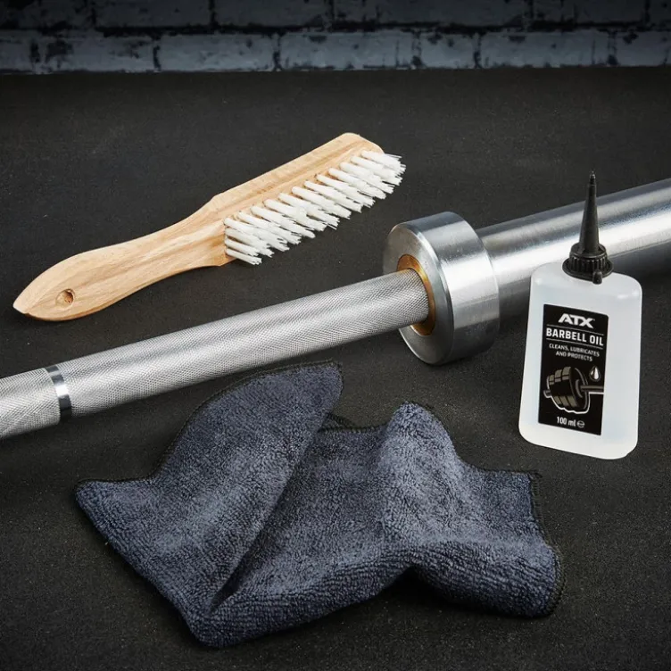 Kit de nettoyage et d'entretien pour matériel de musculation huile brosse et micro-fibre