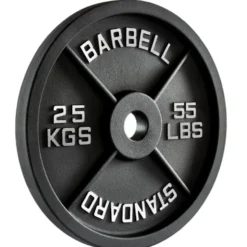 Kit de poids olympiques de musculation ATX en fonte pour home-gym et salles 125 kg