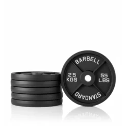 Kit de poids olympiques de musculation ATX en fonte pour home-gym et salles 125 kg