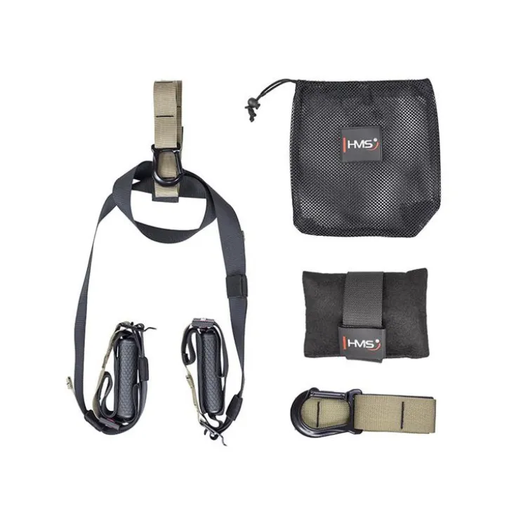 Kit de suspension pour entraînement en homegym avec filet de rangement - réglage 1,2 à 1,6 m