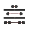 Kit de training à la barre courte ou longue et haltères pour homegym