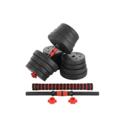 Kit de training à la barre courte ou longue et haltères pour homegym