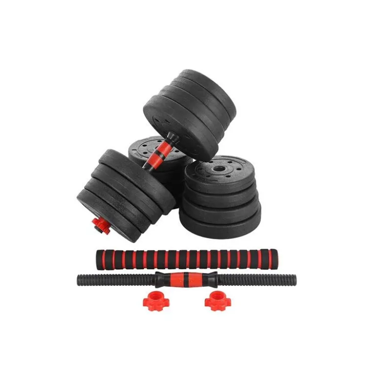 Kit de training à la barre courte ou longue et haltères pour homegym