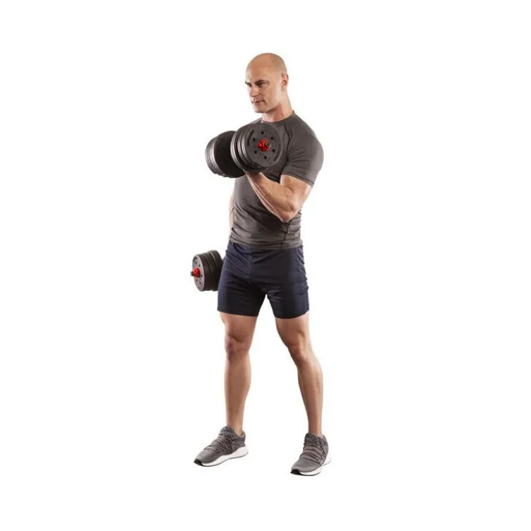 Kit de training à la barre courte ou longue et haltères pour homegym