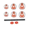Kit d'haltère réglable 3 à 18 kg avec colliers de serrage - Diamètre standard