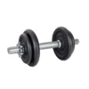 Kit d'haltères de musculation réglables 5 à 10 kg avec colliers de serrage