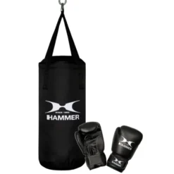 Kit d'équipement de boxe pour enfant - Gants et sac de boxe