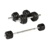 Kit haltères courtes 2 en 1 / barre droite 30 kg