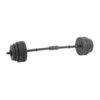 Kit haltères courtes 30 kg / barre droite 2 en 1