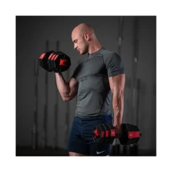 Kit haltères et disques de poids 20 kg complet pour entraînement en Home-gym