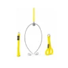 Kit professionnel de musculation : poulie avec boucle de suspension, mousquetons et cordes de tirage
