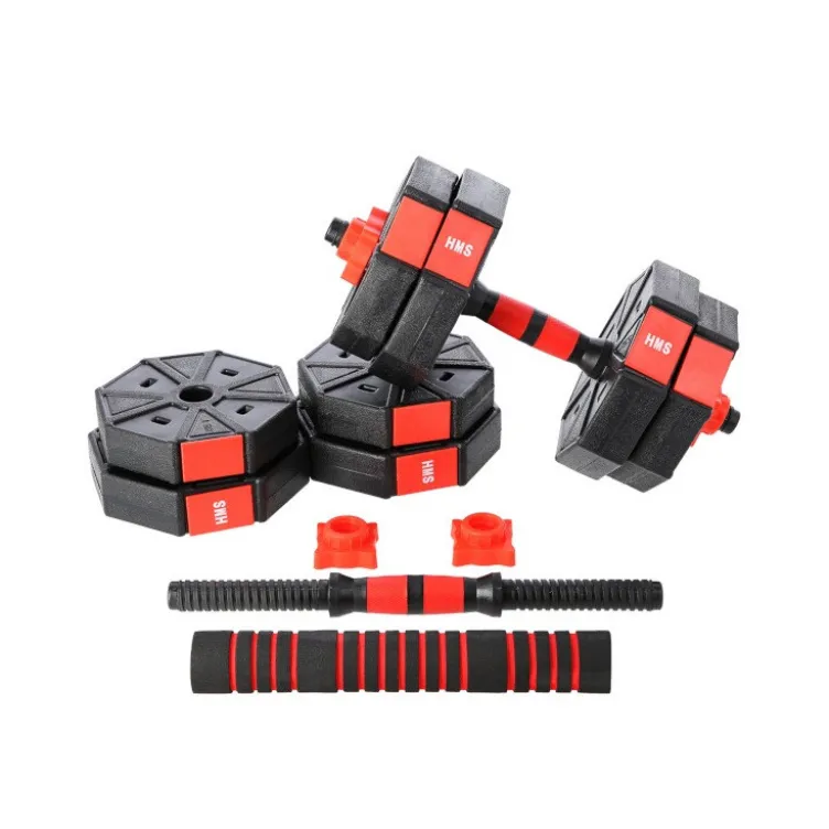 Kit spécial home-gym haltères 15 kg avec 2 barre extensible