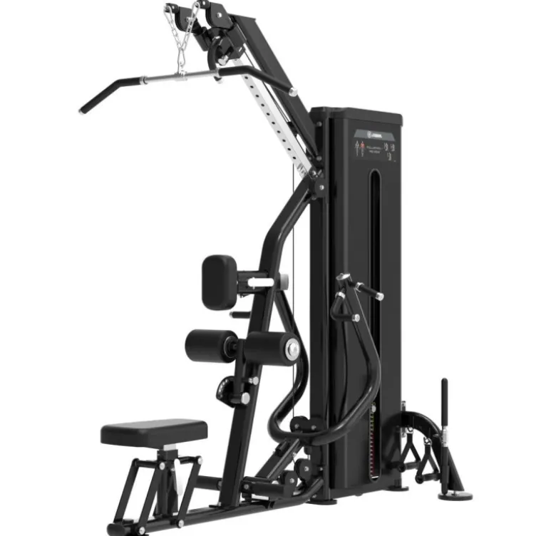 Lat Pulldown Machine Fonction Mid Rowet High Row à charge guidée 125 kg pour le dos Titanium Strength Black Series RX BSRX-S65