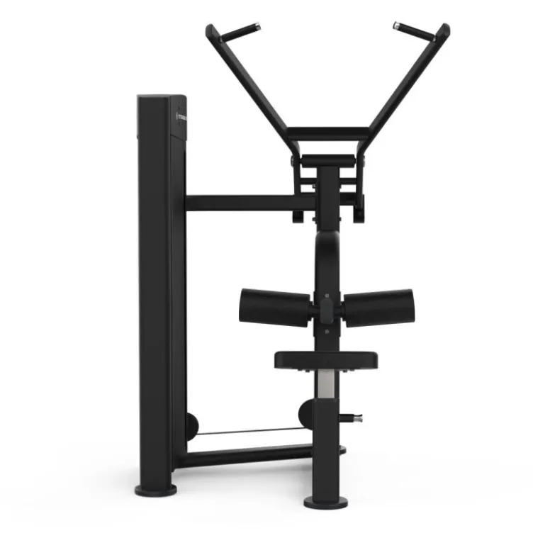 Lat pull down machine Titanium Black séries à charge guidée pour établissements professionnels - Mouvements divergents BS-S13