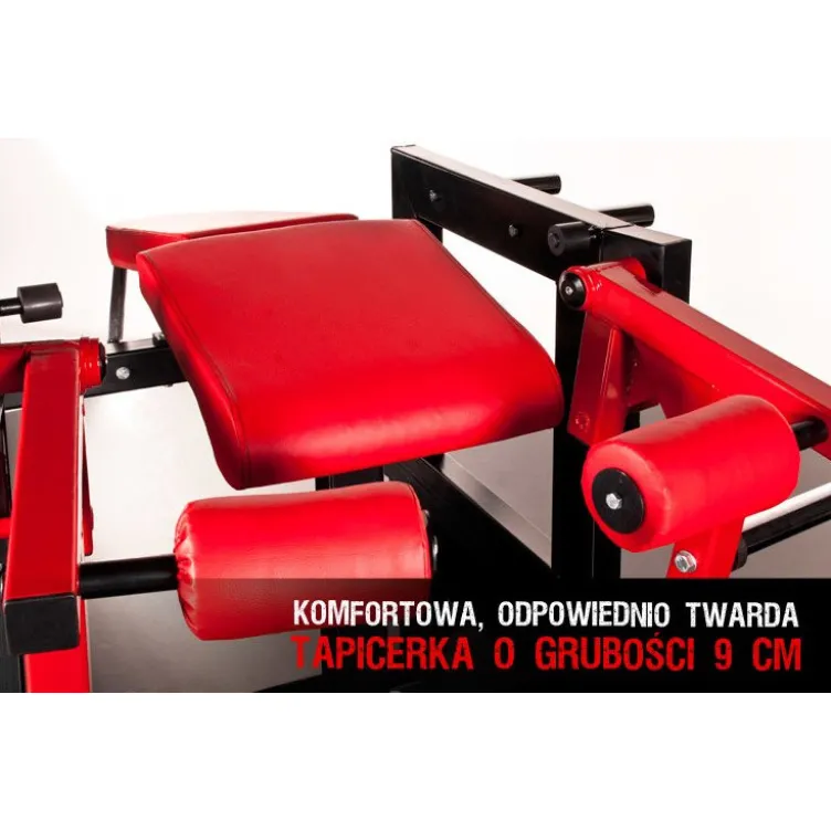 Leg curl allongé professionnel pour isolation des ischios jambiers - Support de poids