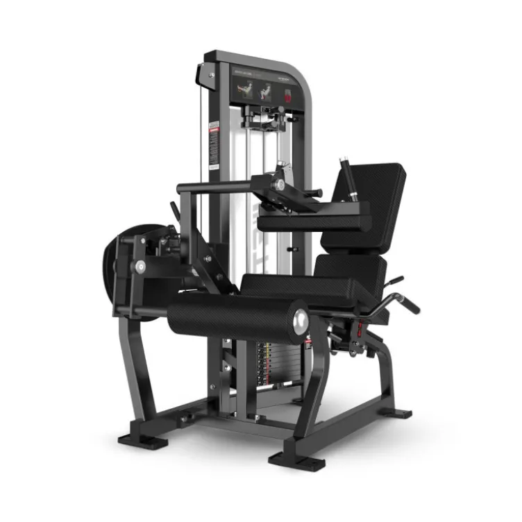 Leg curl machine professionnelle avec colonne de poids 120 kg pour le renforcement des jambes