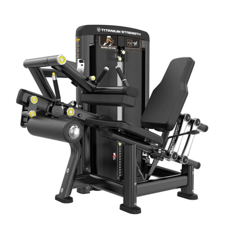 Leg curl machine Titanium Strength GS-S30 à charge guidée 140 kg pour salles de musculation- Musculation ischios-jambiers