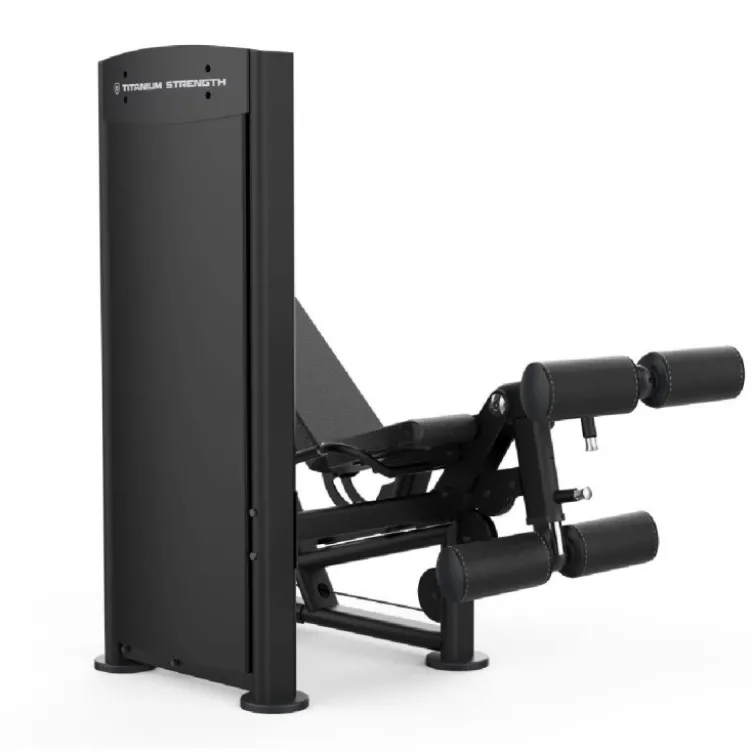 Leg extension machine combo flexion allongée des jambes Titanium Strength Black Séries BS-S1 - Qualité pro avec colonne de poids