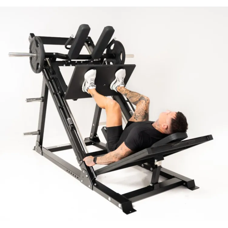 Leg Press Hack Squat Pro Ultimate Force USA pour salles de sport commerciales - Capacité de charge 400 kg