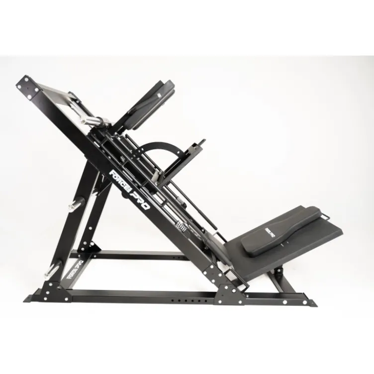 Leg Press Hack Squat Pro Ultimate Force USA pour salles de sport commerciales - Capacité de charge 400 kg