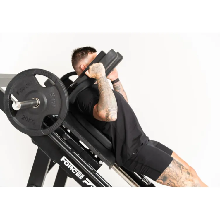 Leg Press Hack Squat Pro Ultimate Force USA pour salles de sport commerciales - Capacité de charge 400 kg