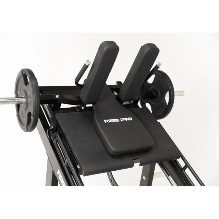 Leg Press Hack Squat Pro Ultimate Force USA pour salles de sport commerciales - Capacité de charge 400 kg