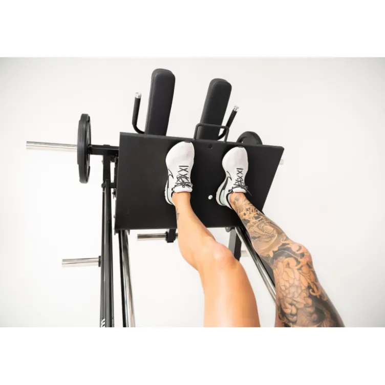 Leg Press Hack Squat Pro Ultimate Force USA pour salles de sport commerciales - Capacité de charge 400 kg