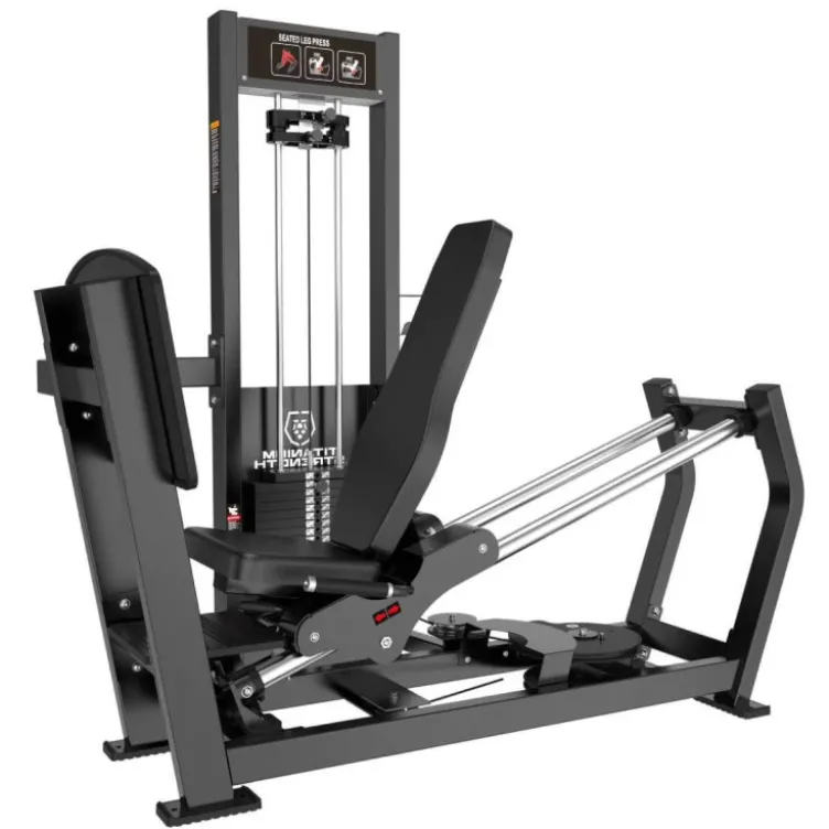 Leg press horizontale Elite Series ELRX-S17 à charge guidée 125 kg - Presse à jambes professionnelle Titanium Strength