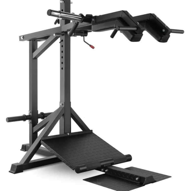 Lever Arm Squat combo viking press Titanium Strength SC250 - Entraînement cuisses et mollets puis renforcement des épaules