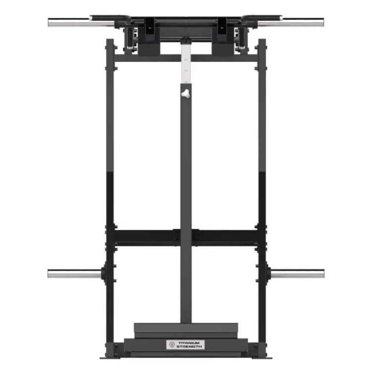 Lever arm squat PRO Titanium Strength EL-PL48 Élite Séries à capacité de charge 270 kg - Viking press et élévations des mollets