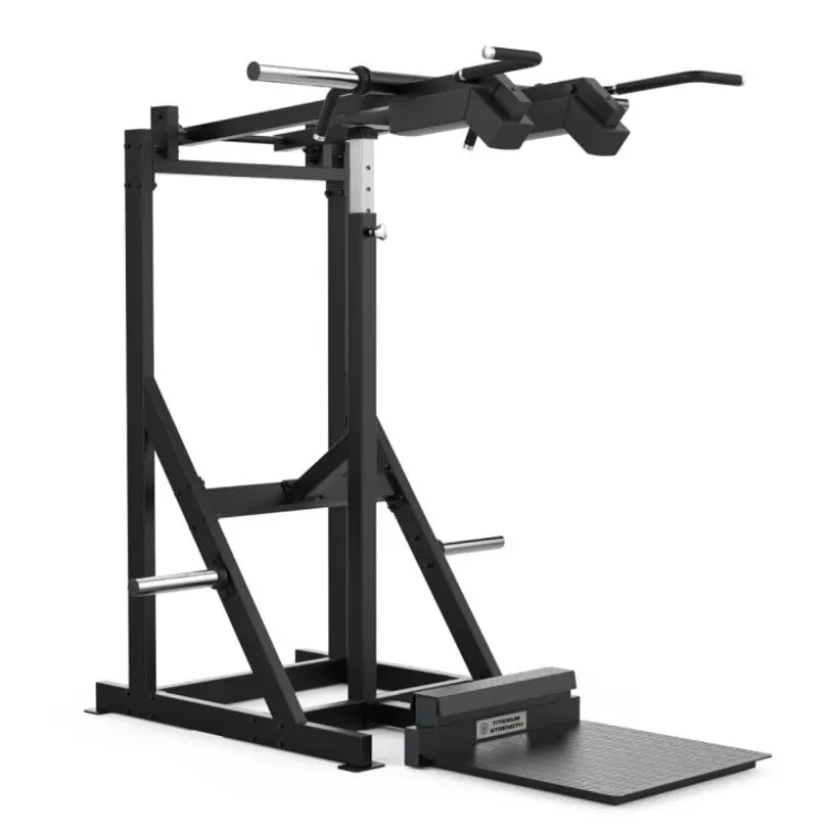 Lever arm squat PRO Titanium Strength EL-PL48 Élite Séries à capacité de charge 270 kg - Viking press et élévations des mollets
