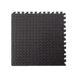 Lot de 6 dalles de sol 12 mm 40 x 40 cm pour Home-gym