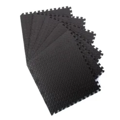 Lot de 6 dalles de sol 12 mm 40 x 40 cm pour Home-gym
