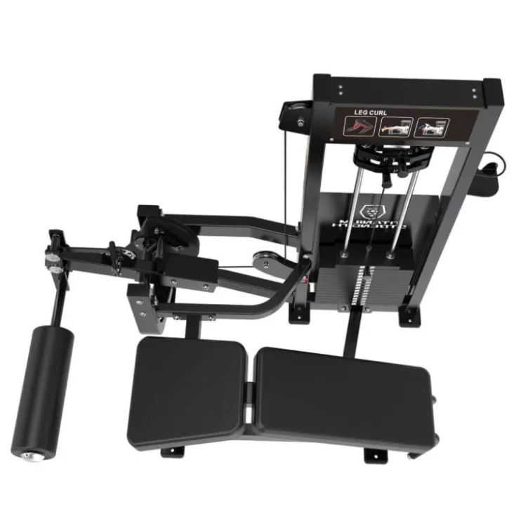 Lying leg curl machine professionnelle à charge guidée Titanium Strength Elite Series ELRX-S19 - Station pro pour ischio