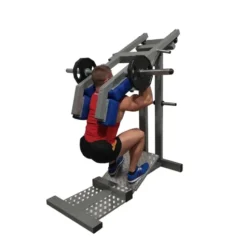 Machine Calf squat professionnelle avec coussins de renfort - Equipement à charge libre pour cuisses et mollets