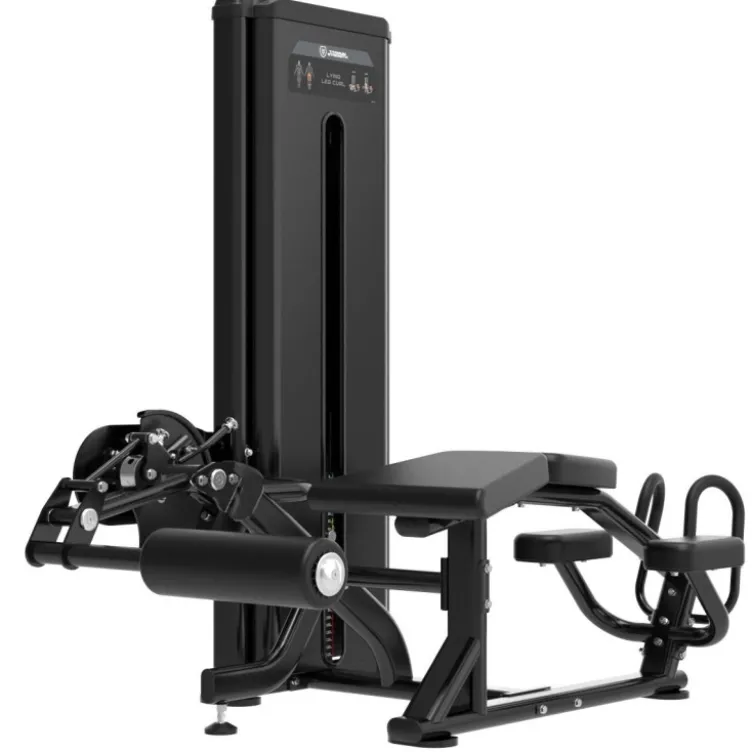 Machine de Musculation Professionnelle Leg Curl Allongée avec Colonne de Poids 125 kg - BSRX-S19