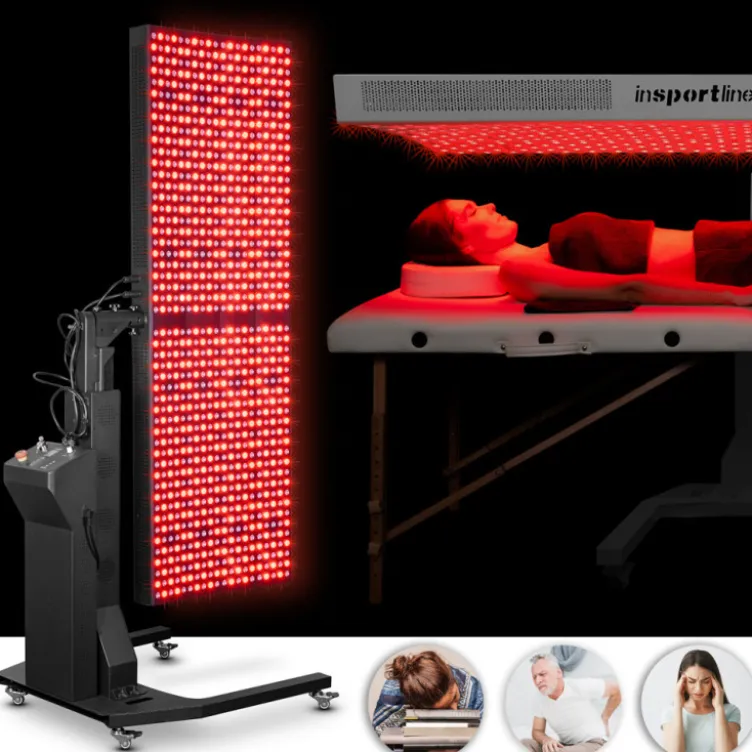 Machine de photothérapie avec 1000 diodes LED de lumière rouge - Récupération musculaire et solidification des os