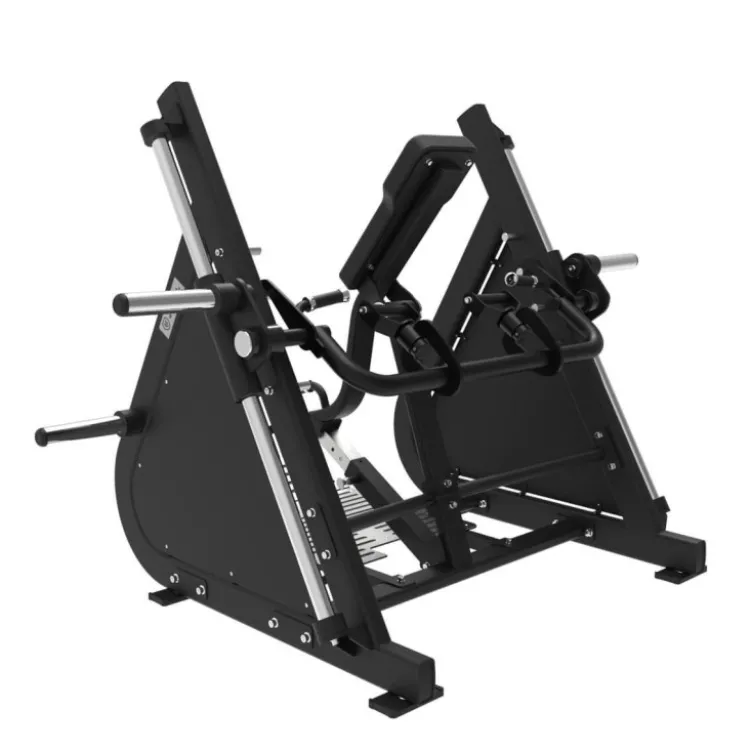 Machine de rowing guidé PRO à charge libre Max 200 kg de marque Titanium Strength Élite séries EL-PL71 avec appui thoracique