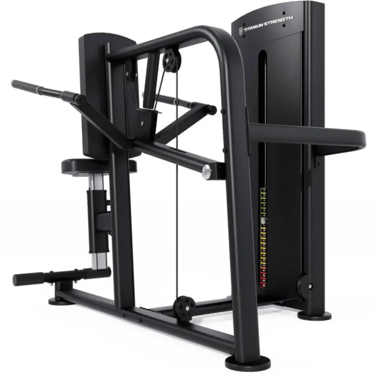Machine à Dips Triceps Professionnelle Black Series avec colonne de poids 100 kg - BS-S29