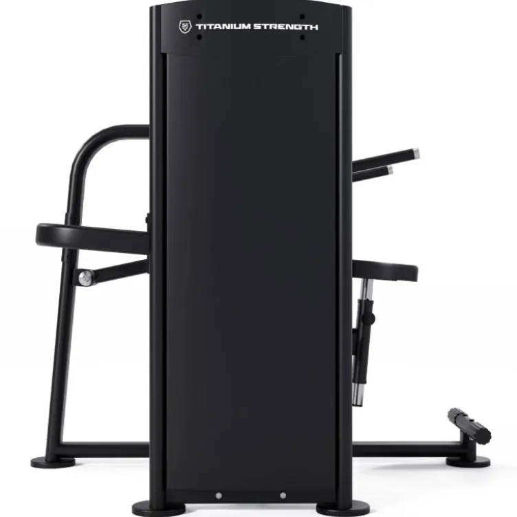 Machine à Dips Triceps Professionnelle Black Series avec colonne de poids 100 kg - BS-S29