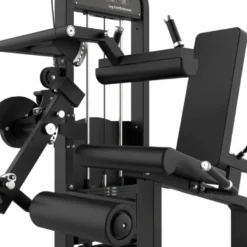 Machine dual leg curl et leg extension multi-réglable à charge guidée Titanium pour les quadriceps et ischio-jambiers - EL-S33